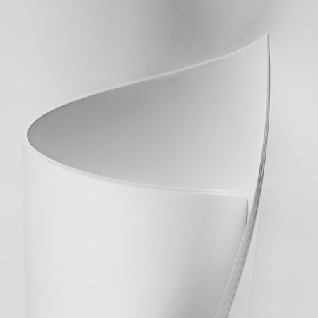 curved in white