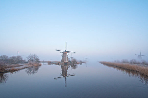 sunrise at Kinderdijk 2