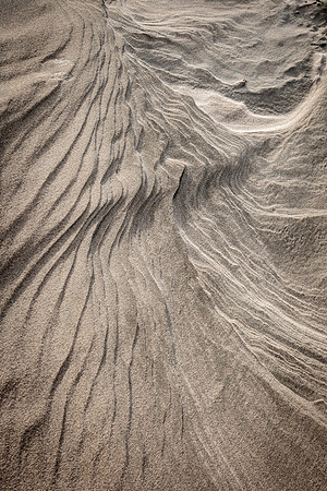 layers of sand