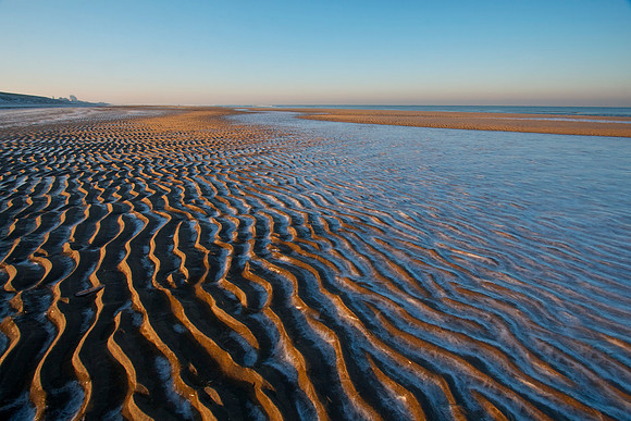 ripples on a cold winter morning