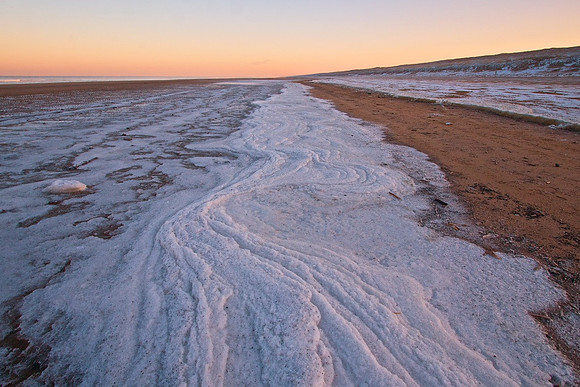 ice cold morning on the beach 2
